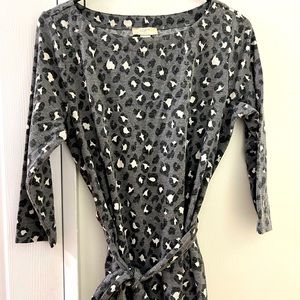 3/4 sleeve Loft dress. Leopard print 🐆
